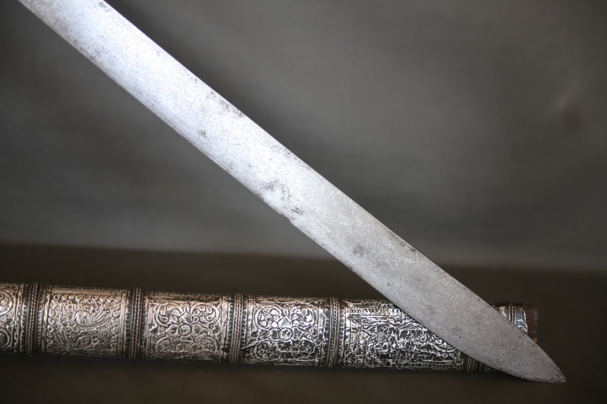 Long Dha-style Saber—southeast Asia, Probably Burma, Late 19th–early 20th Century-photo-7