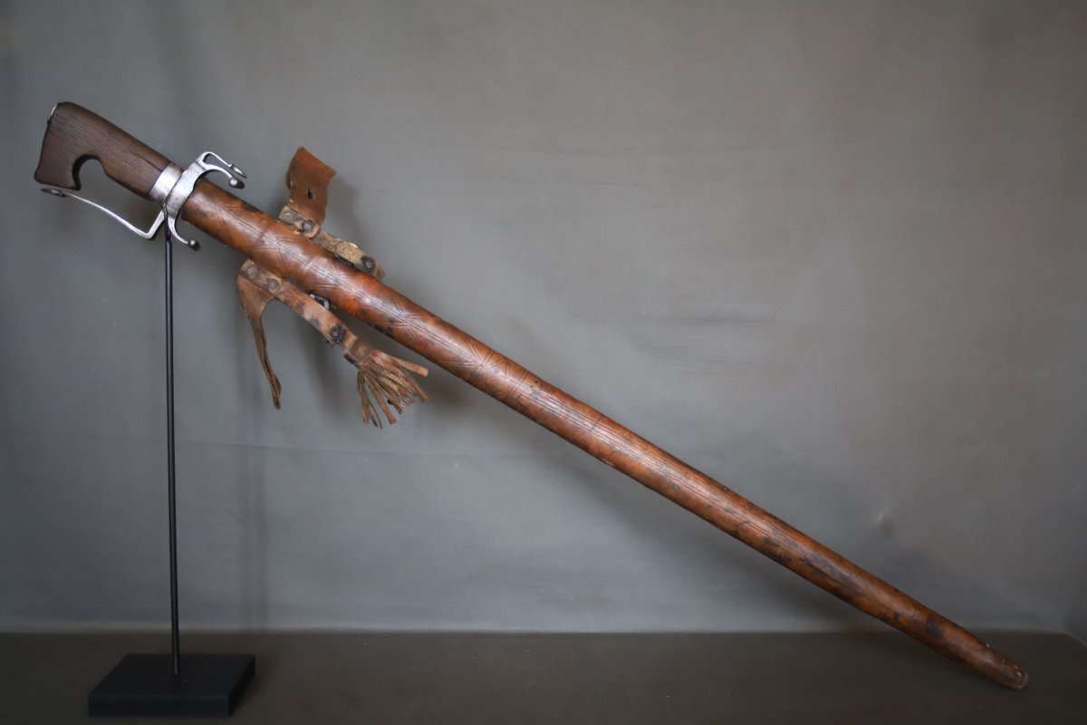 European-style Nimcha Saber With A Thick Blade—north Africa, Morocco Or Algeria, 17th–19th Century-photo-2