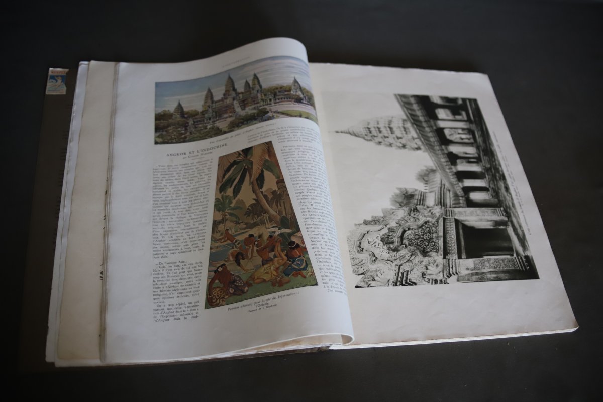Pique de cornac et catalogue de l'exposition coloniale de 1931-photo-4