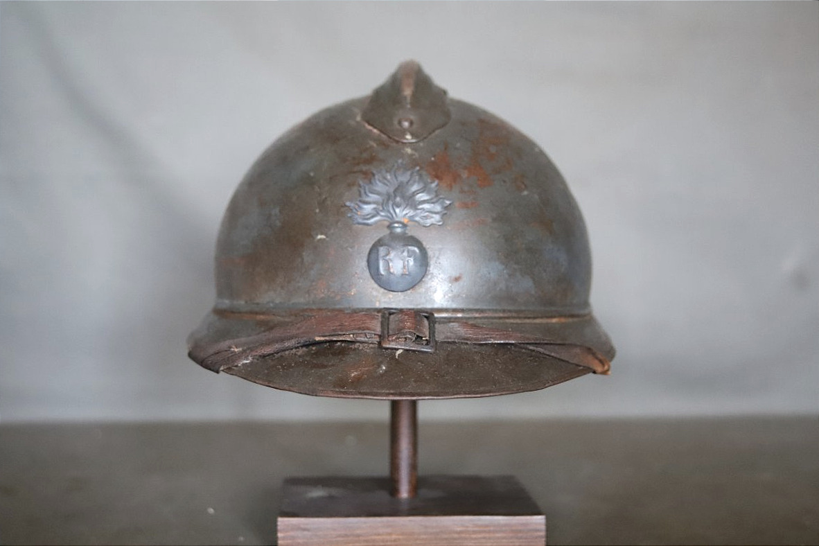 French Adrian Model 1915 Infantry Helmet - France, World War I