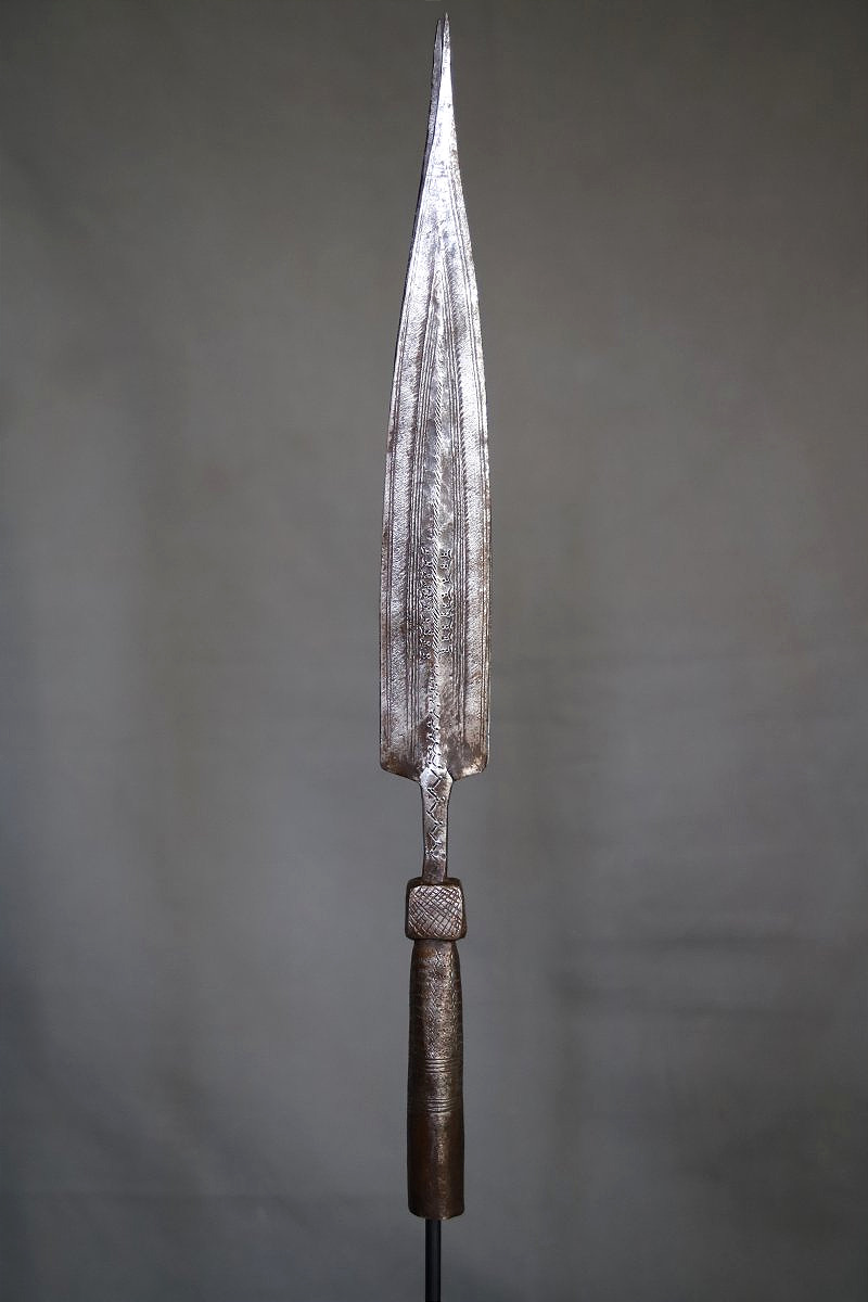 Double-pointed Spearhead - Congo, Collected Around 1910
