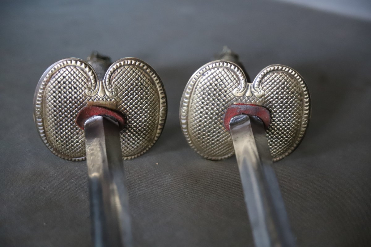 Paire d'épée de duel - France, 19ème siècle-photo-4