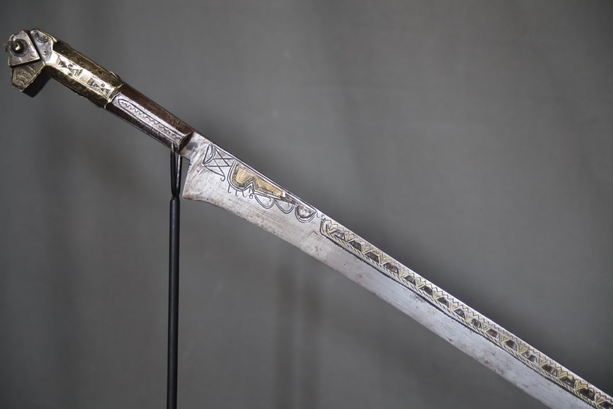 Sabre Kabyle dit flissa - Algérie, Kabylie, 2nde moité 19ème début 20ème siècle -photo-2