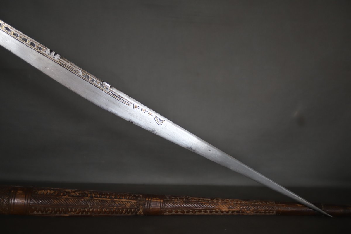 Sabre Kabyle dit flissa - Algérie, Kabylie, 2nde moité 19ème début 20ème siècle -photo-3