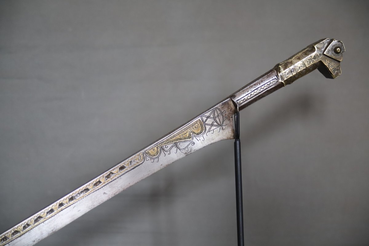 Sabre Kabyle dit flissa - Algérie, Kabylie, 2nde moité 19ème début 20ème siècle -photo-4