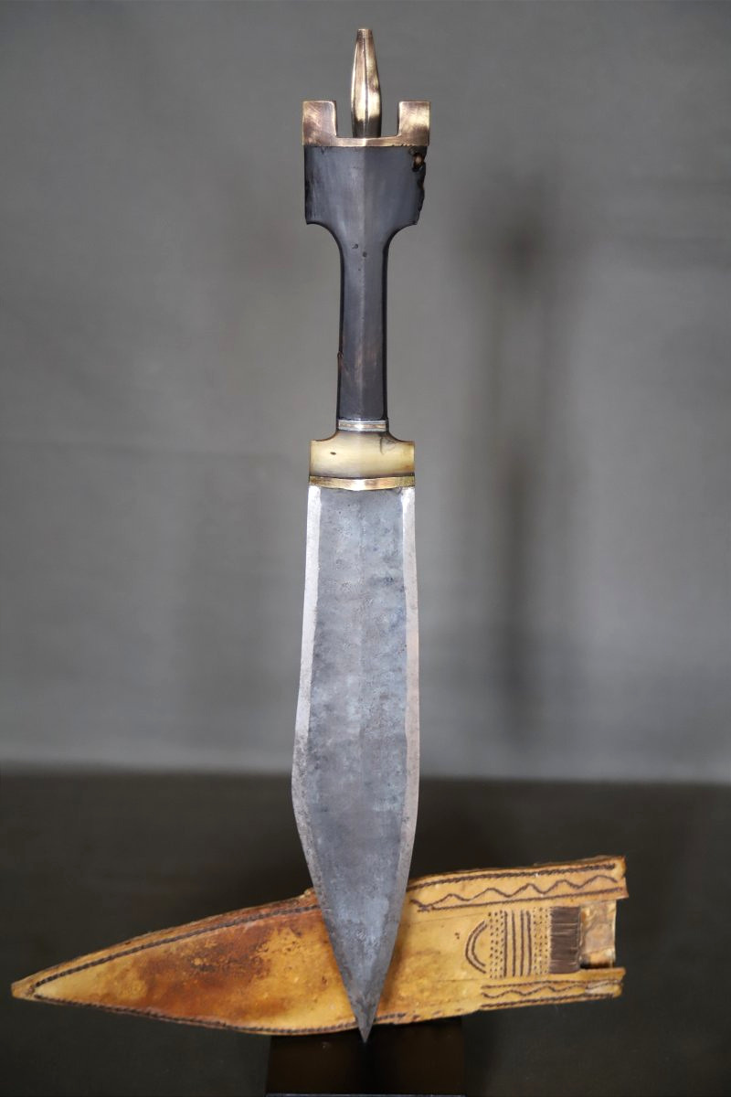 Large Dagger From The Horn Of Africa Known As A "bilao" - Abyssinia, Ethiopia, First Half Of The 20th Century-photo-2