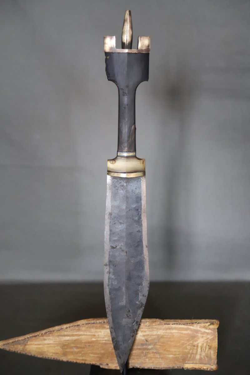 Large Dagger From The Horn Of Africa Known As A "bilao" - Abyssinia, Ethiopia, First Half Of The 20th Century-photo-3
