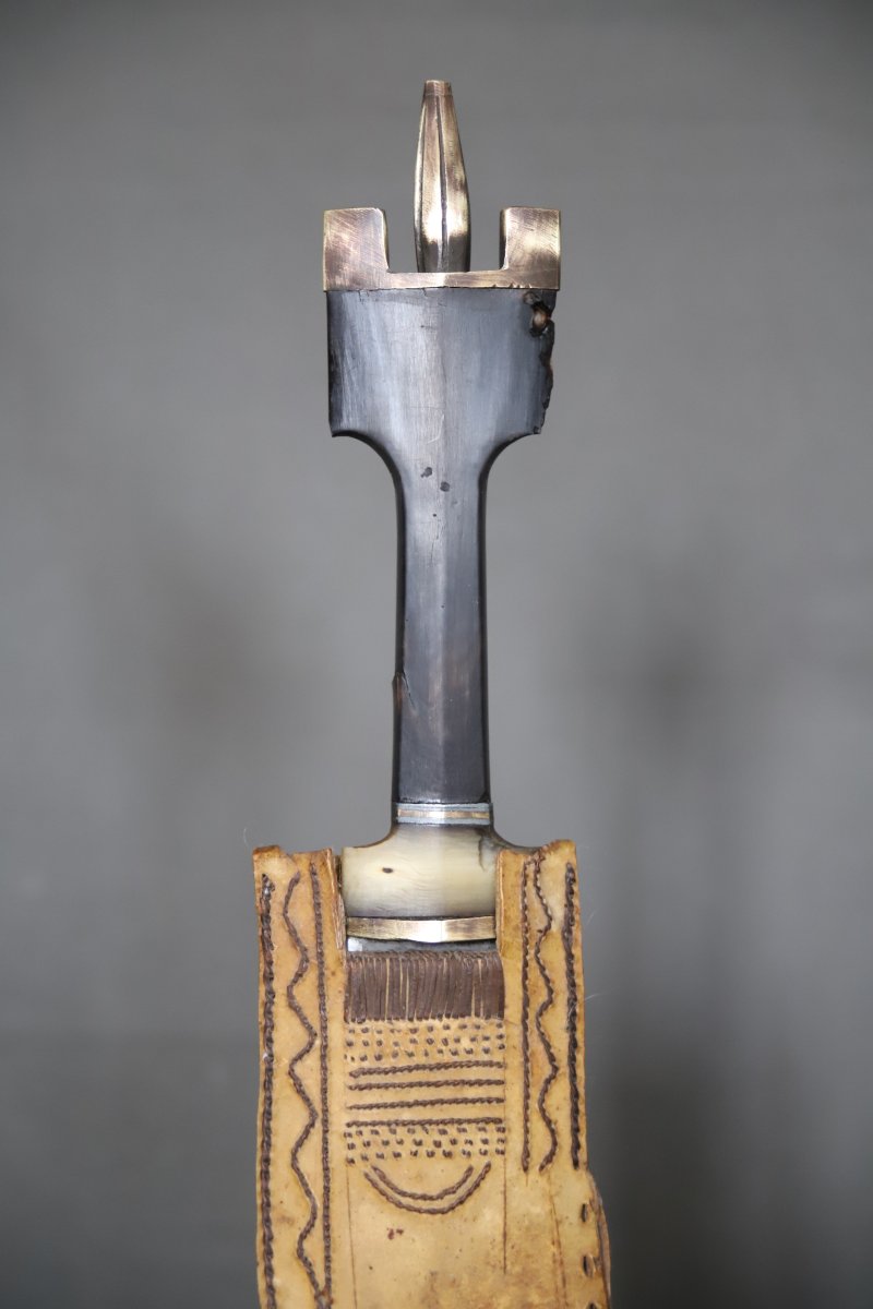 Large Dagger From The Horn Of Africa Known As A "bilao" - Abyssinia, Ethiopia, First Half Of The 20th Century-photo-1
