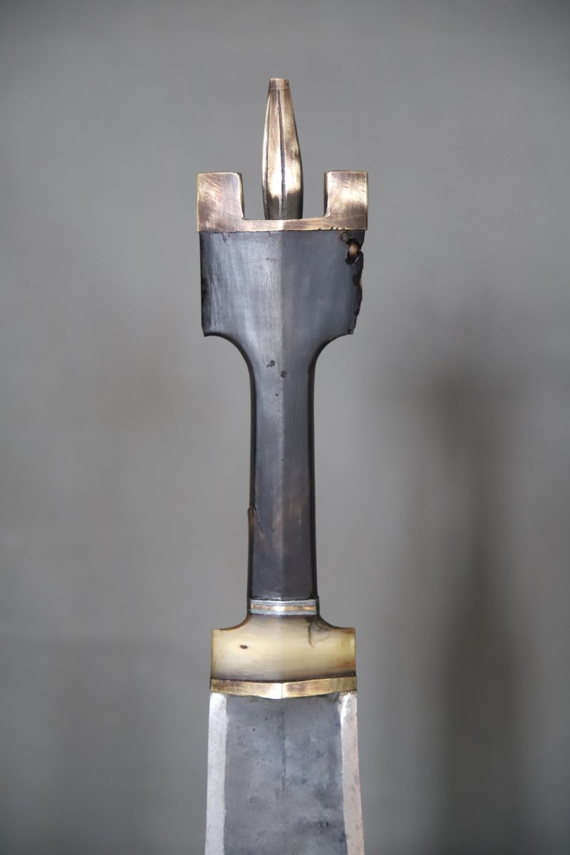 Large Dagger From The Horn Of Africa Known As A "bilao" - Abyssinia, Ethiopia, First Half Of The 20th Century-photo-2