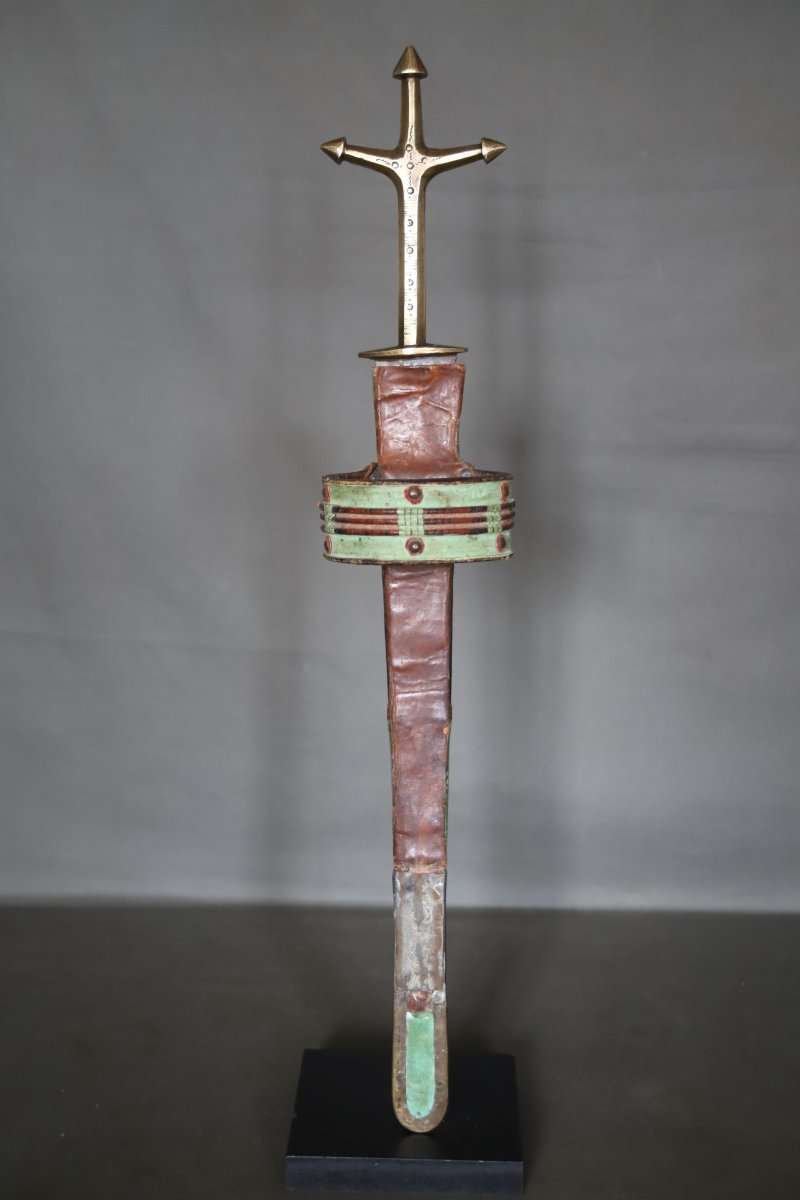 Long Tuareg Arm Dagger - Southern Algeria, Niger, Mid-20th Century-photo-2