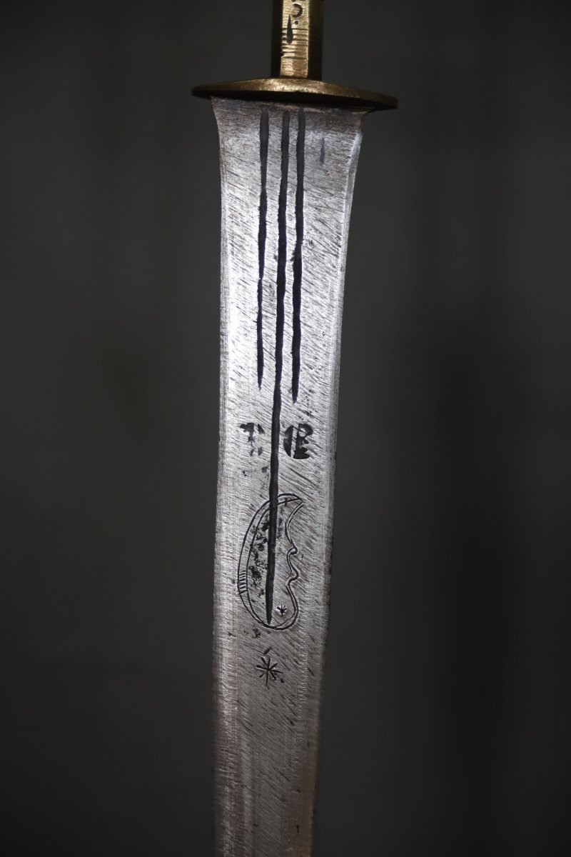 Long Tuareg Arm Dagger - Southern Algeria, Niger, Mid-20th Century-photo-5