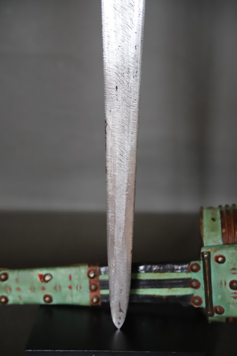 Long Tuareg Arm Dagger - Southern Algeria, Niger, Mid-20th Century-photo-6