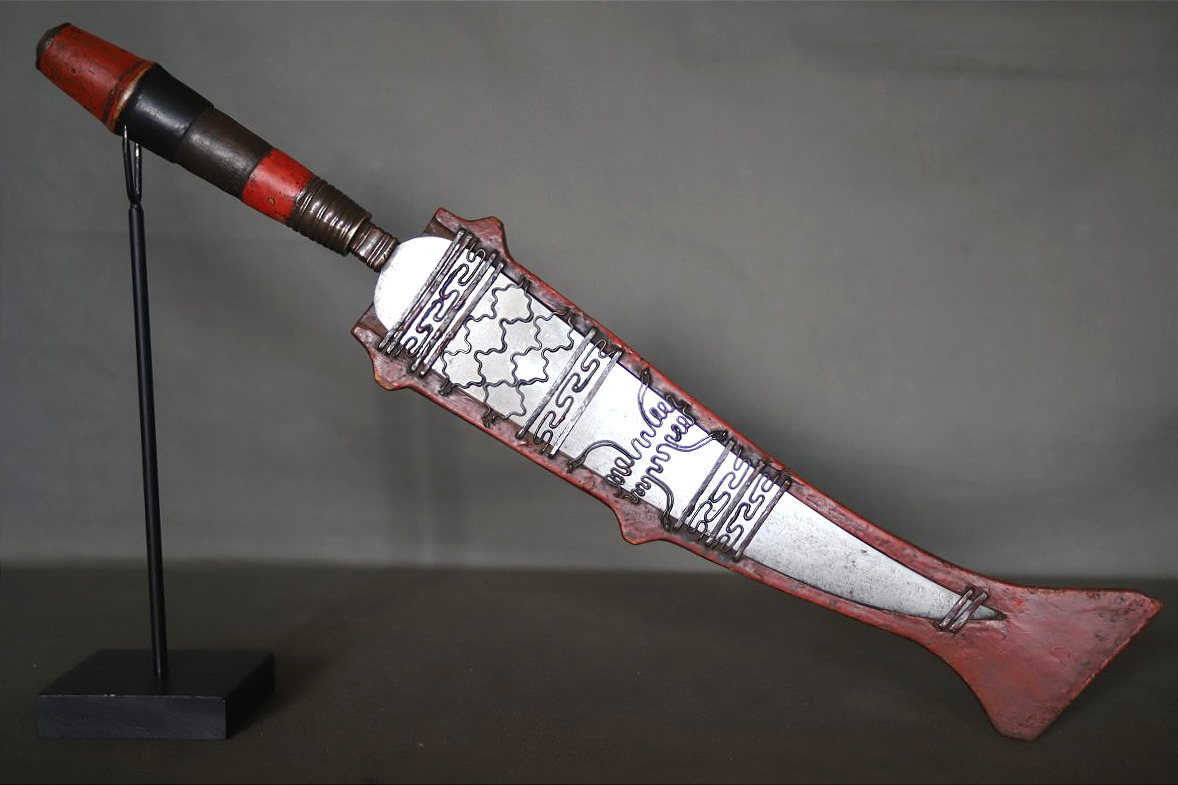 A Long Indigenous Taiwanese Dagger Known As A "lalaw"—formosa (taiwan), Early 20th Century Or Earlier