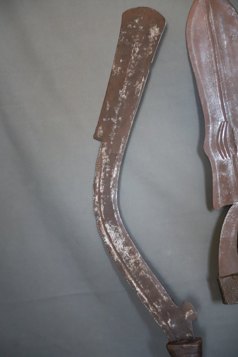 Three African Bladed Weapons—congo (drc), First Half Of The 20th Century-photo-5