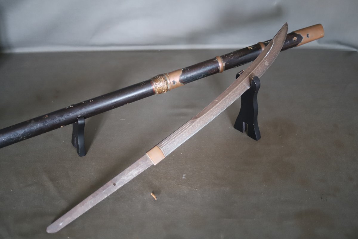 Lance Japonaise dite naginata - Japon, 19ème siècle-photo-1