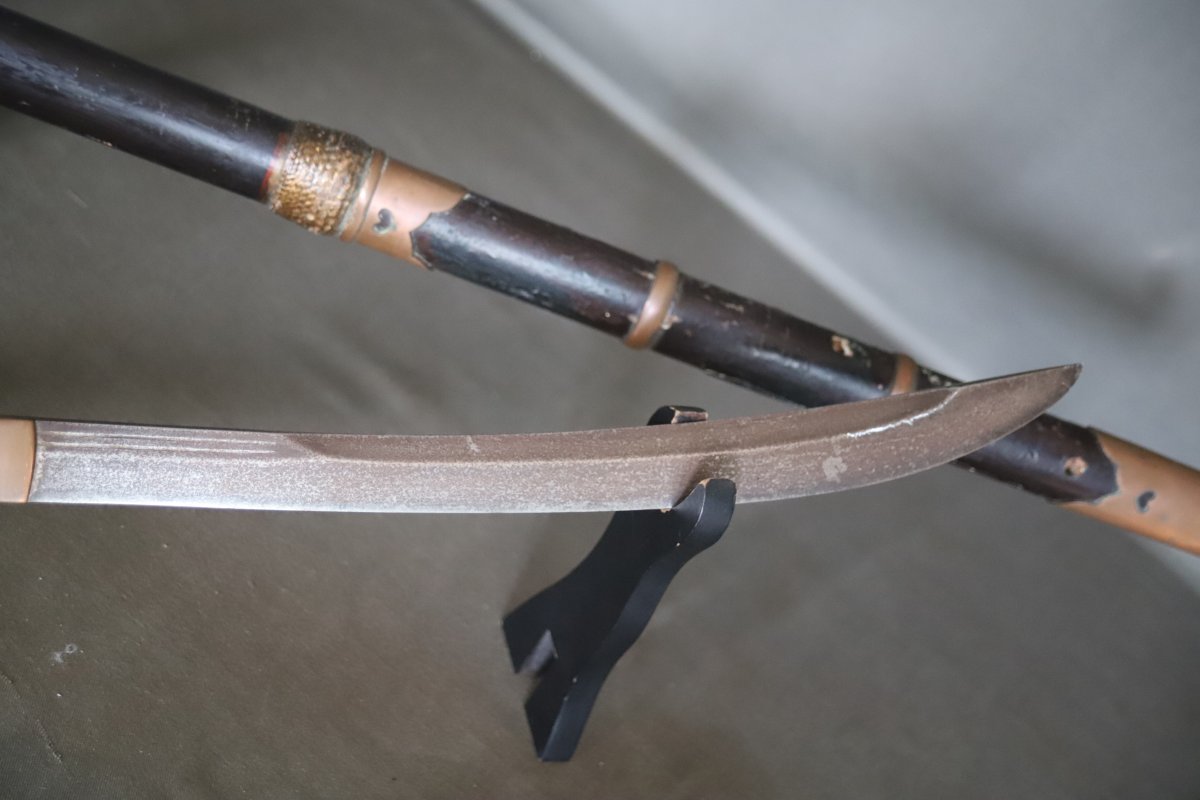 Lance Japonaise dite naginata - Japon, 19ème siècle-photo-2