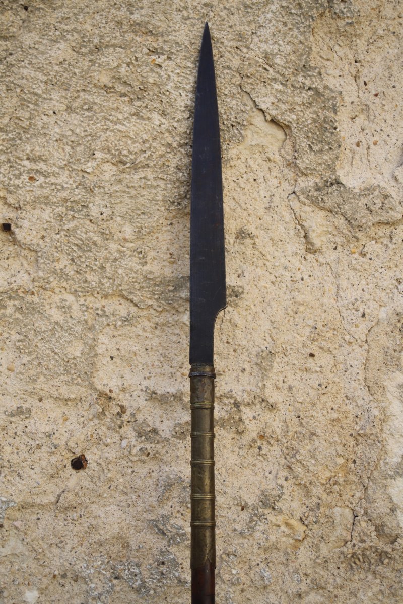 Arme d'hast (lance) - Sud de la Chine ou Vietnam, 19ème siècle-photo-3