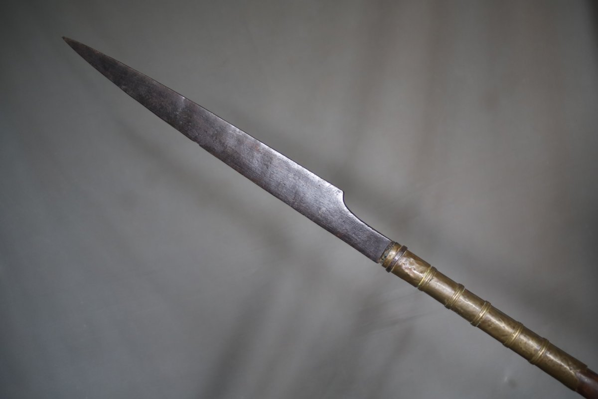 Arme d'hast (lance) - Sud de la Chine ou Vietnam, 19ème siècle-photo-4