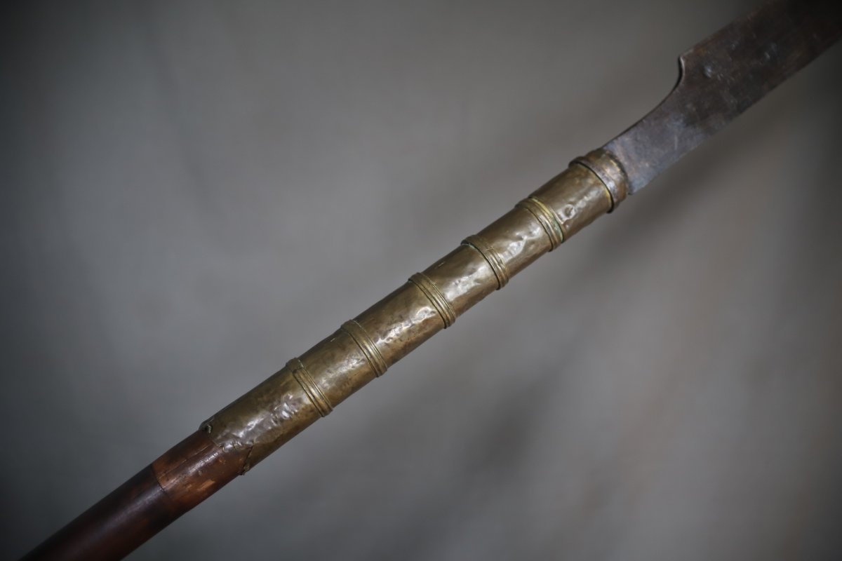 Arme d'hast (lance) - Sud de la Chine ou Vietnam, 19ème siècle-photo-5