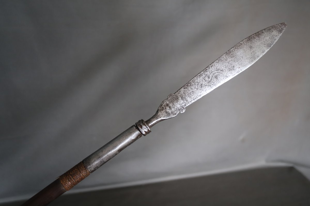 Vietnamese Polearm (spear) - Vietnam, 19th Century To Early 20th Century-photo-3