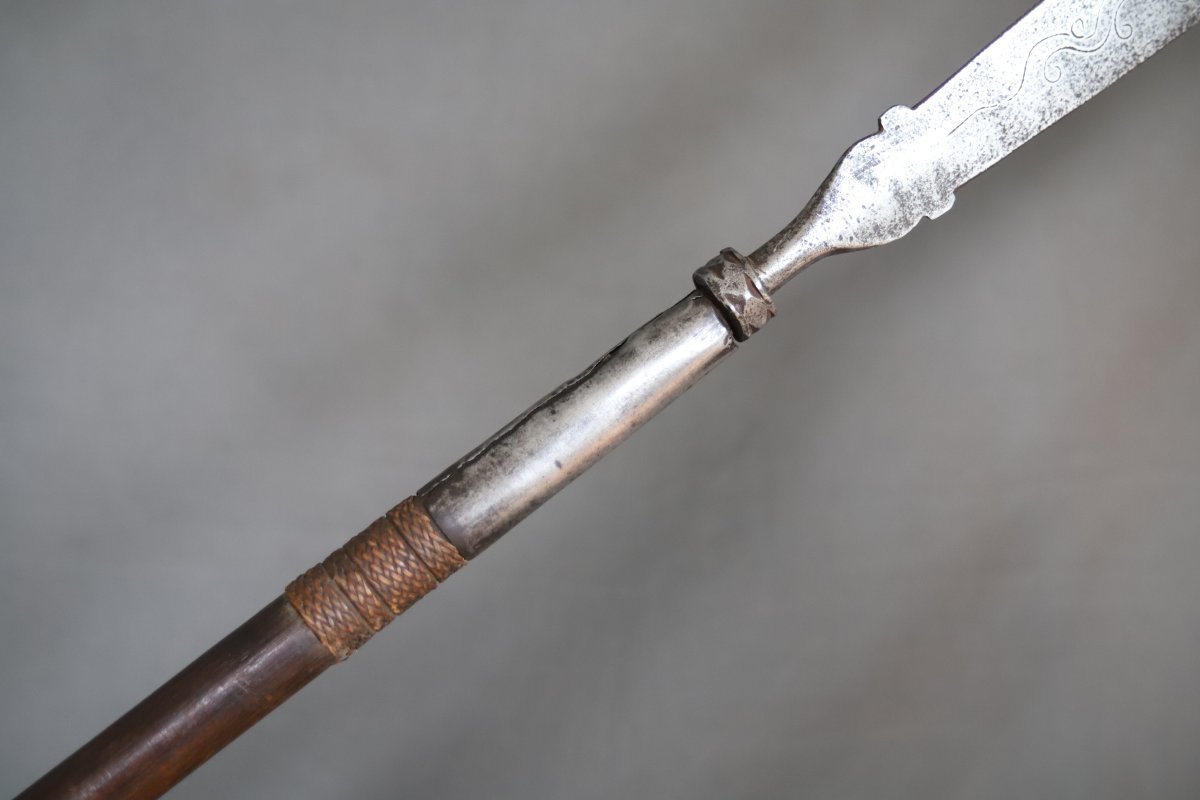 Vietnamese Polearm (spear) - Vietnam, 19th Century To Early 20th Century-photo-2