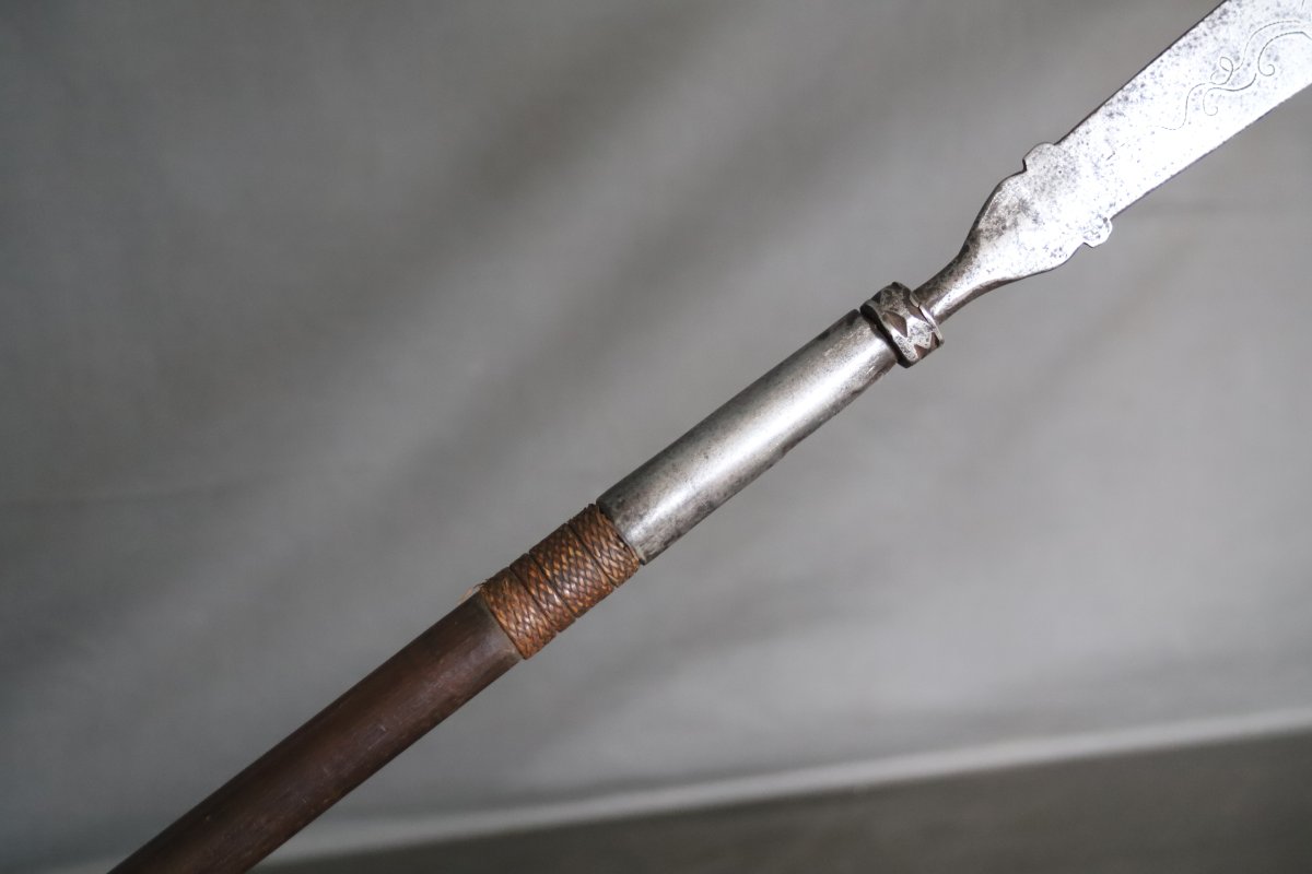 Vietnamese Polearm (spear) - Vietnam, 19th Century To Early 20th Century-photo-4