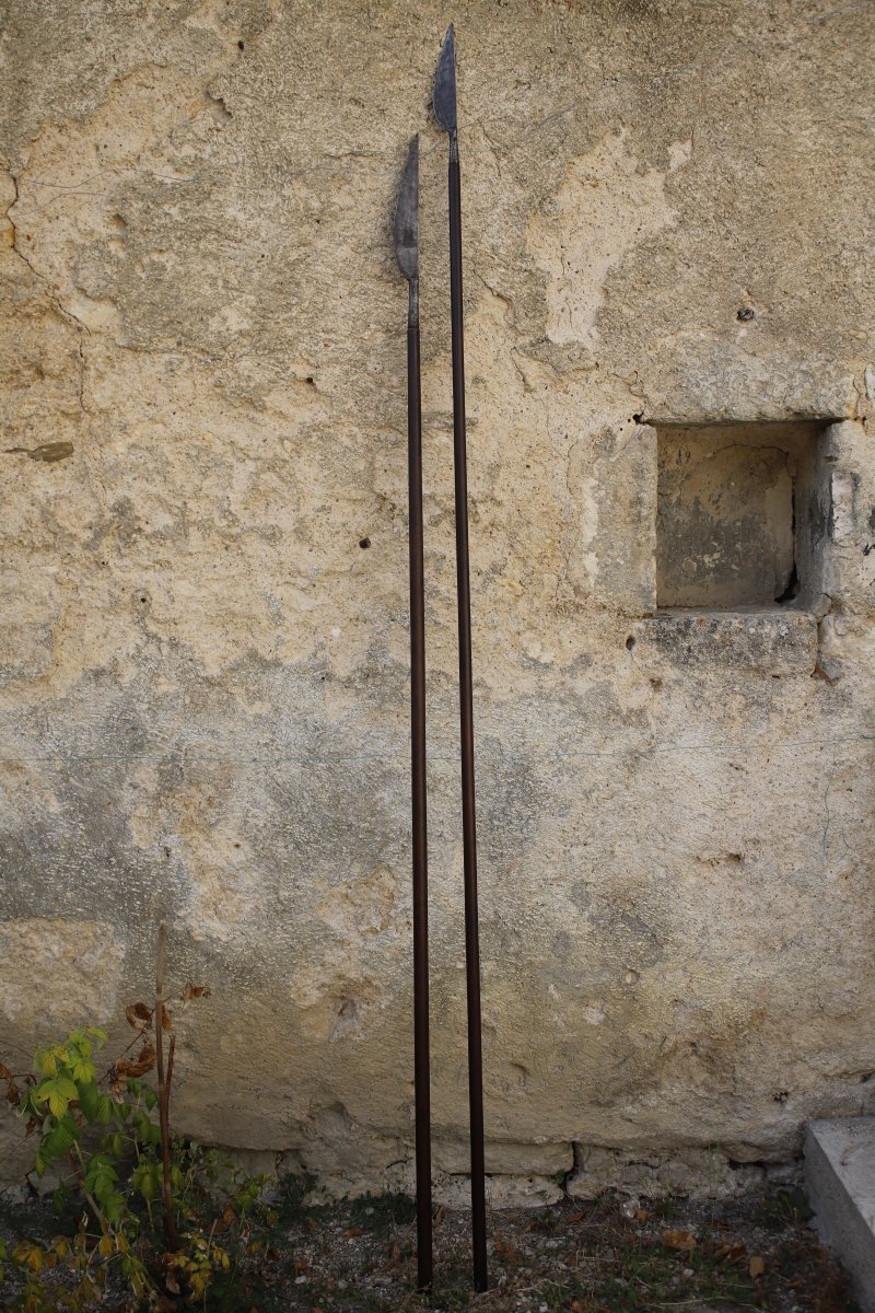 Pair Of Vietnamese Spears - Vietnam, 19th Century-photo-2