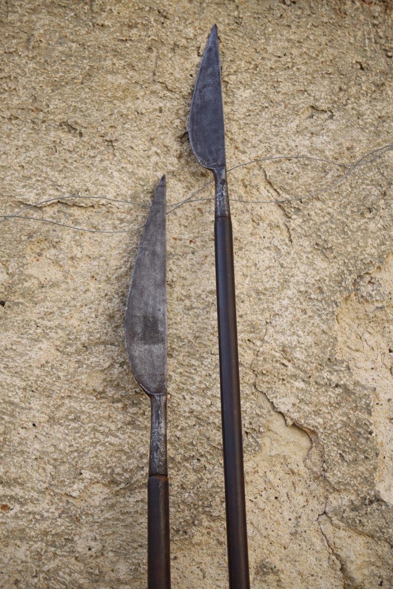 Pair Of Vietnamese Spears - Vietnam, 19th Century-photo-3