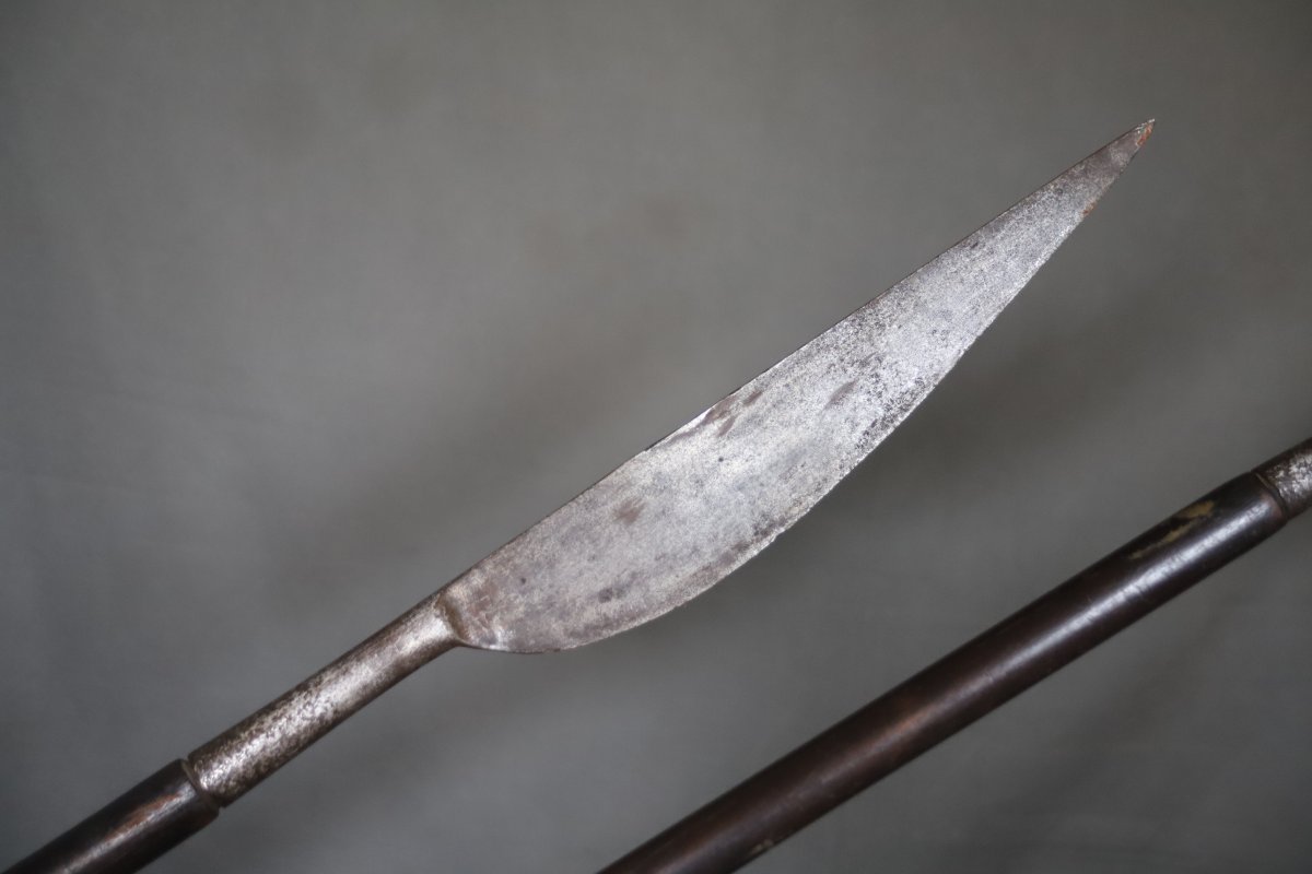 Pair Of Vietnamese Spears - Vietnam, 19th Century-photo-1