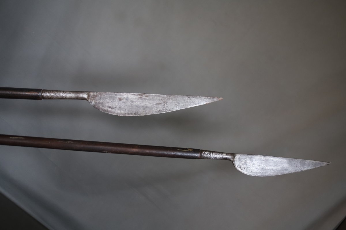 Pair Of Vietnamese Spears - Vietnam, 19th Century-photo-2