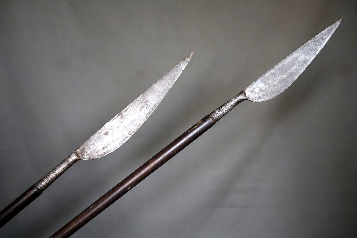 Pair Of Vietnamese Spears - Vietnam, 19th Century
