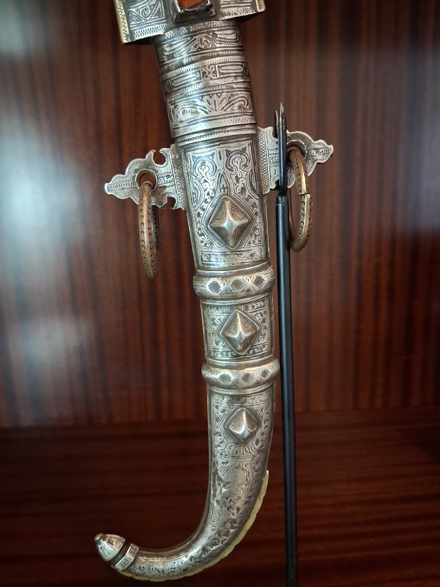 Dague Marocaine dite koumya - Sud du Maroc, 19ème siècle-photo-3