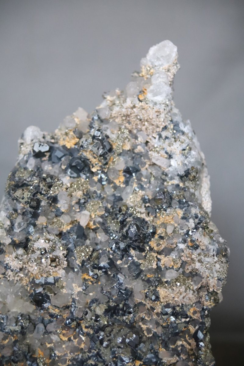 Mineralogy: Minerals, Mineral, Quartz, Pyrite, Hematite - Bulgaria, 4.145 Kg-photo-3