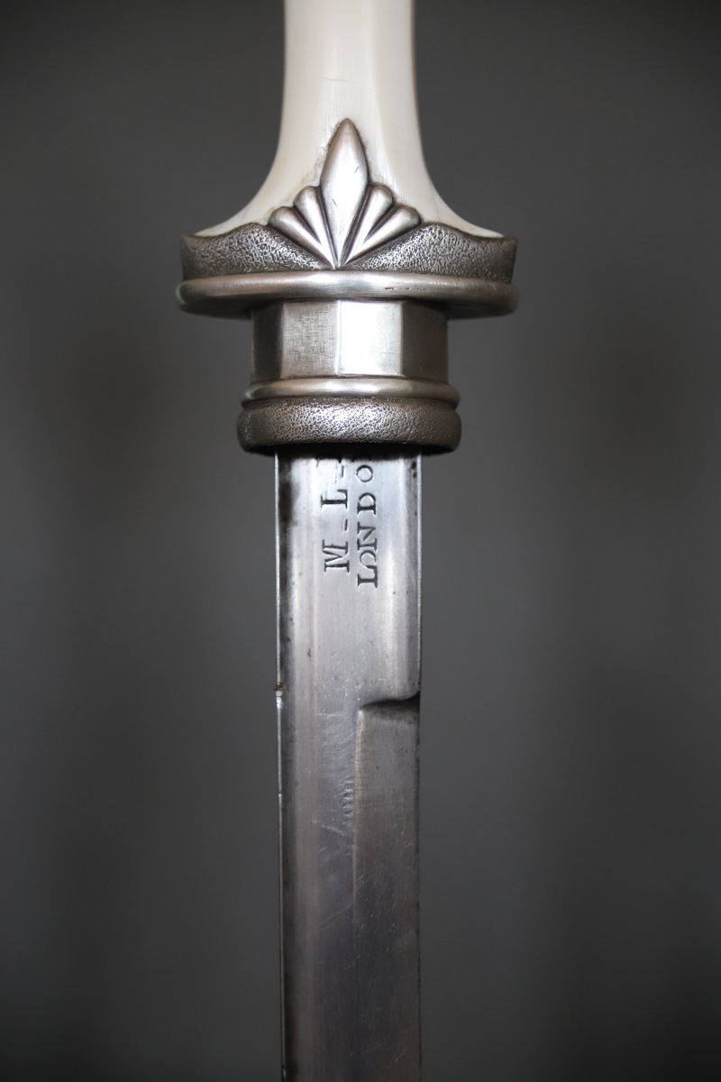 Dague Marocaine dite koumya, en argent et ivoire - Maroc, circa 1940-photo-5