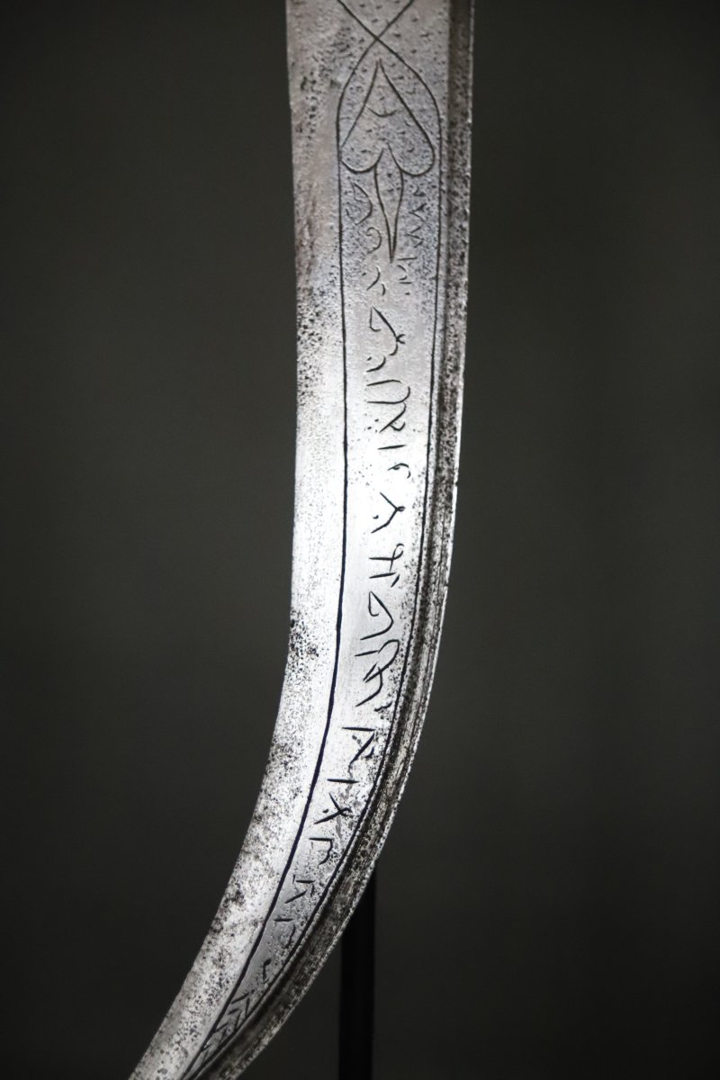 Dague Marocaine dite koumya à lame griffe de lion - Maroc, 19ème siècle-photo-3