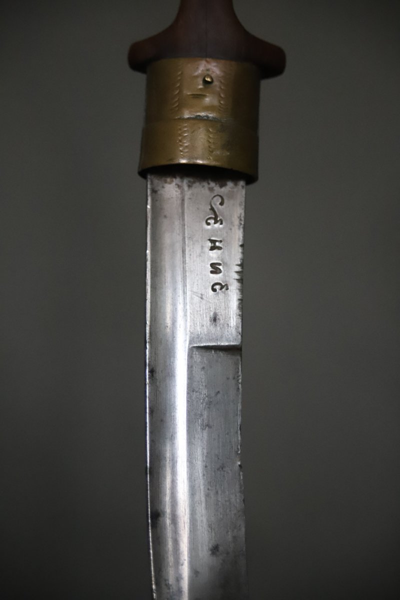 Moroccan Dagger (pistol) Known As Koumya - Morocco, Mesfioua Tribe, 19th Century-photo-1