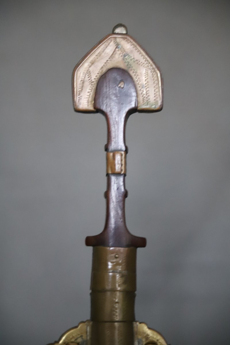 Moroccan Dagger (pistol) Known As Koumya - Morocco, Mesfioua Tribe, 19th Century-photo-3