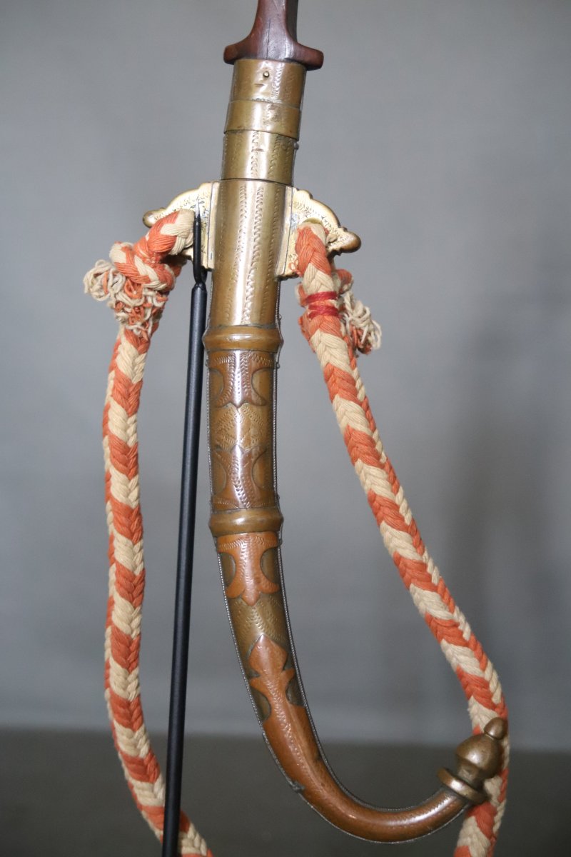 Moroccan Dagger (pistol) Known As Koumya - Morocco, Mesfioua Tribe, 19th Century-photo-7