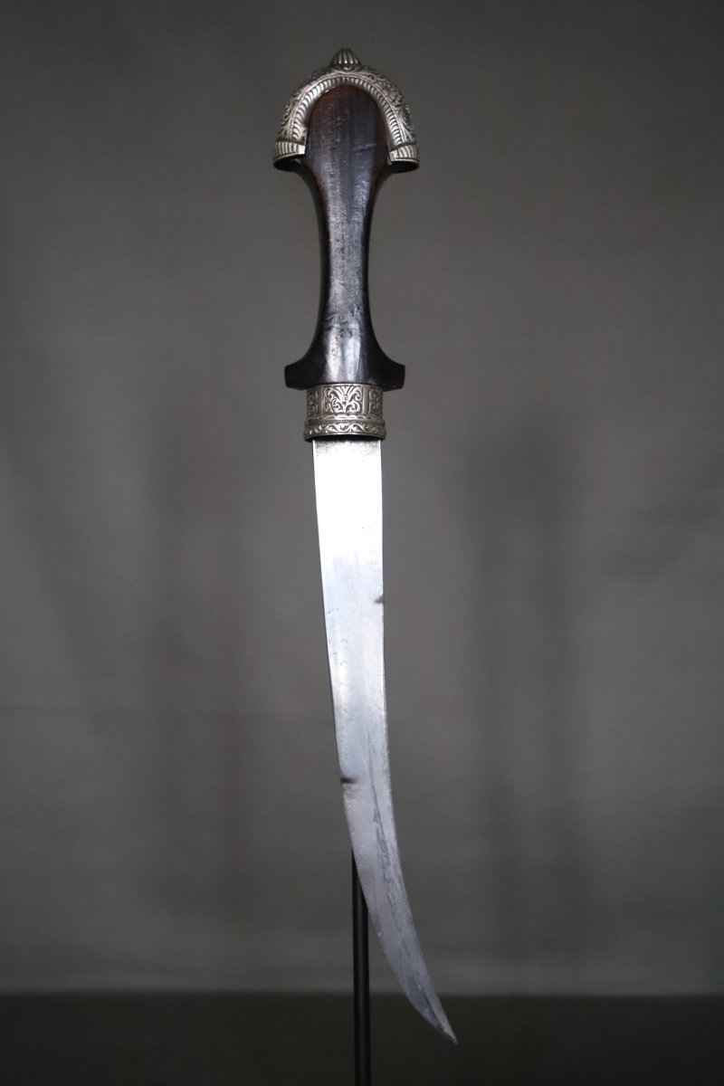 Dague Marocaine dite koumya, en argent - Maroc, milieu 20ème siècle-photo-3