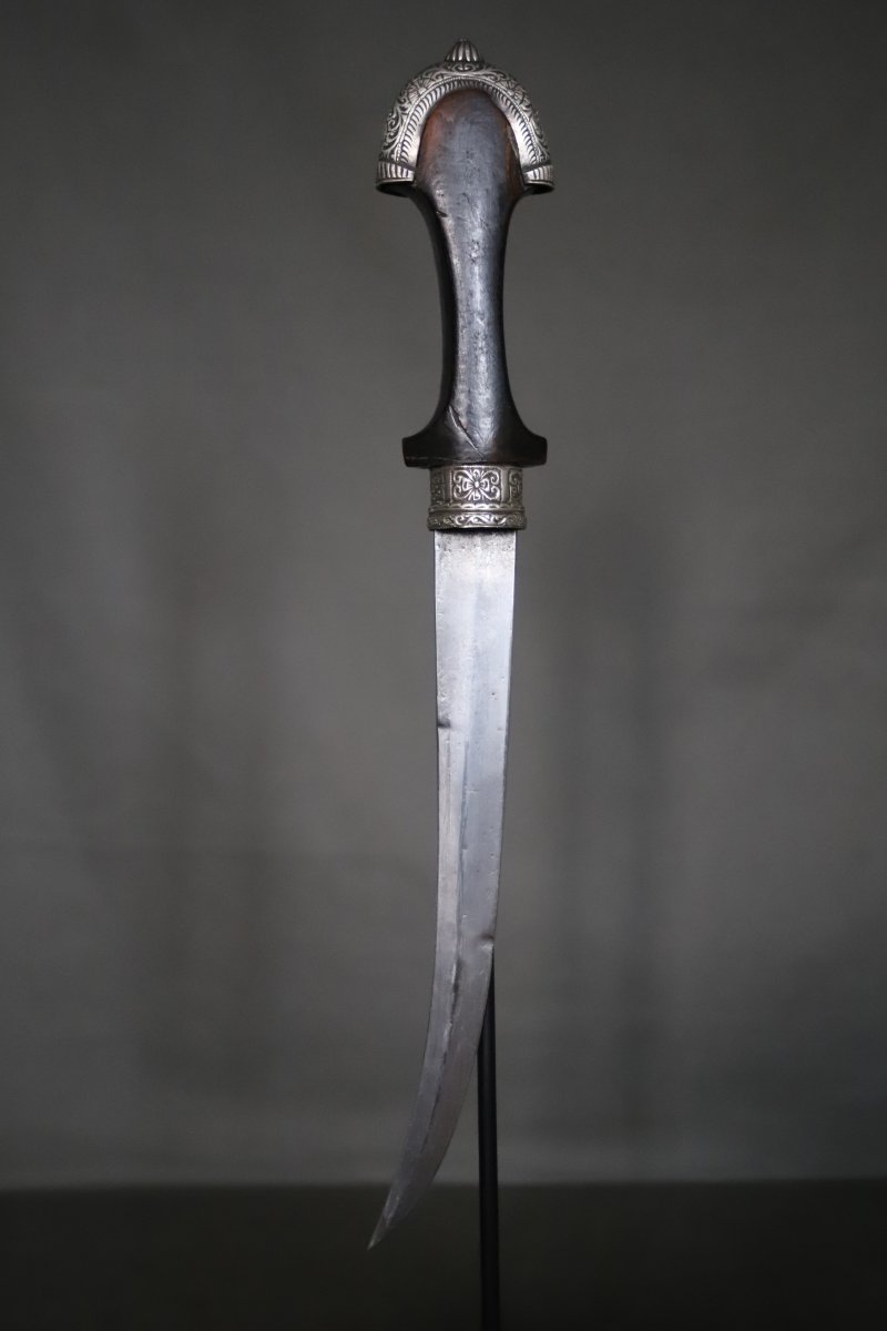 Dague Marocaine dite koumya, en argent - Maroc, milieu 20ème siècle-photo-4