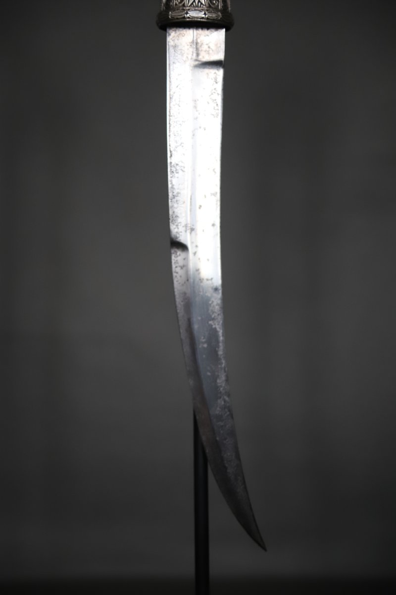  Moroccan Dagger Known As A "koumya," Silver And Horn - Morocco, Late 19th To Early 20th-photo-7