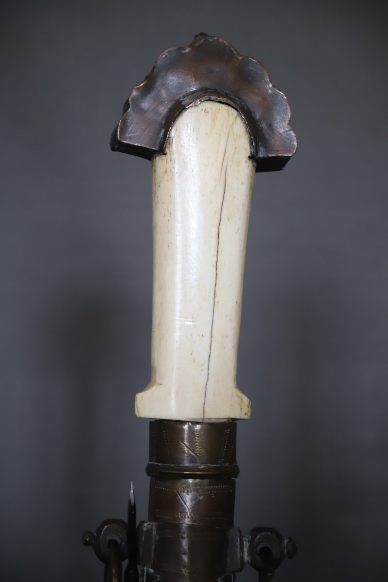  Moroccan Dagger Known As A "koumya" - Morocco, Late 19th To Early 20th Century-photo-2