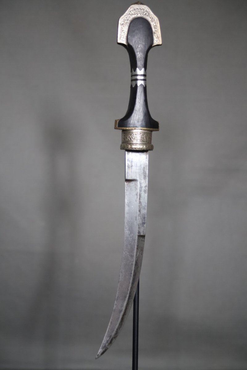Moroccan Dagger Known As The "koumya" - Morocco, First Half Of The 20th Century-photo-3