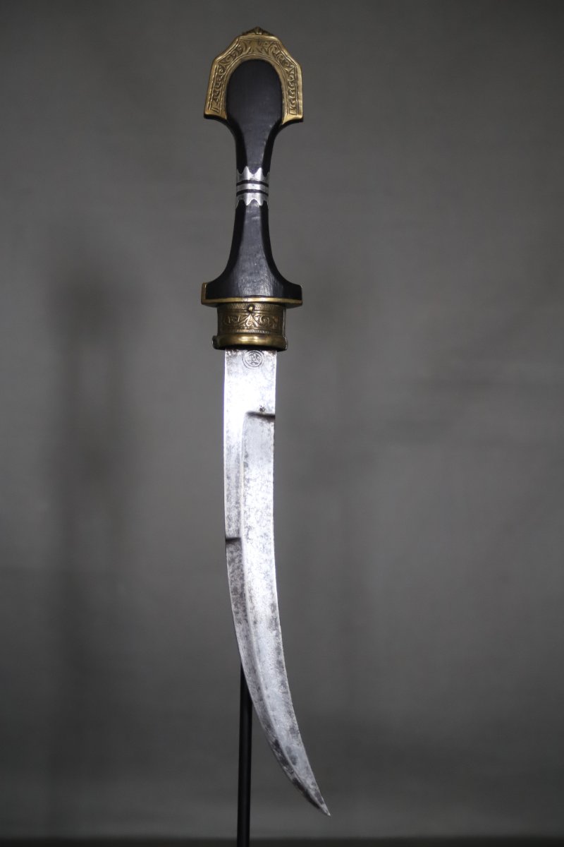 Moroccan Dagger Known As The "koumya" - Morocco, First Half Of The 20th Century-photo-4