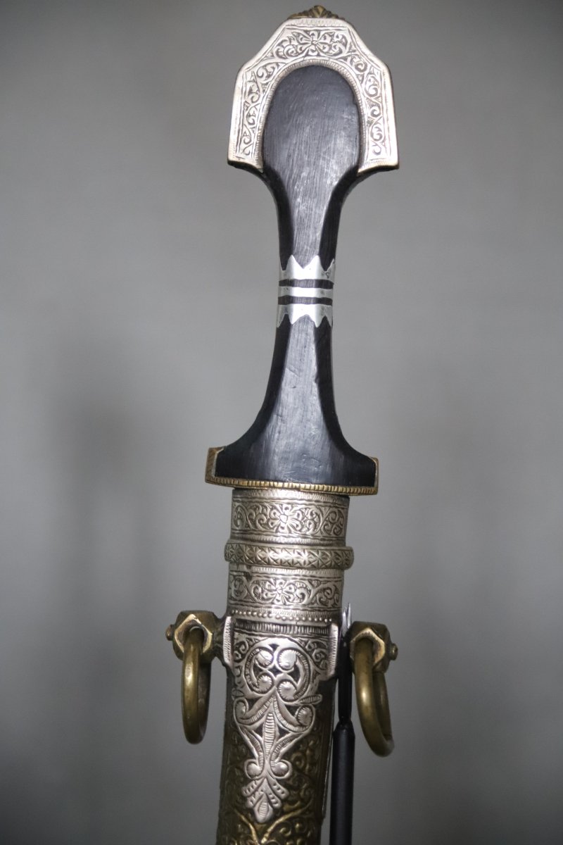 Moroccan Dagger Known As The "koumya" - Morocco, First Half Of The 20th Century-photo-1