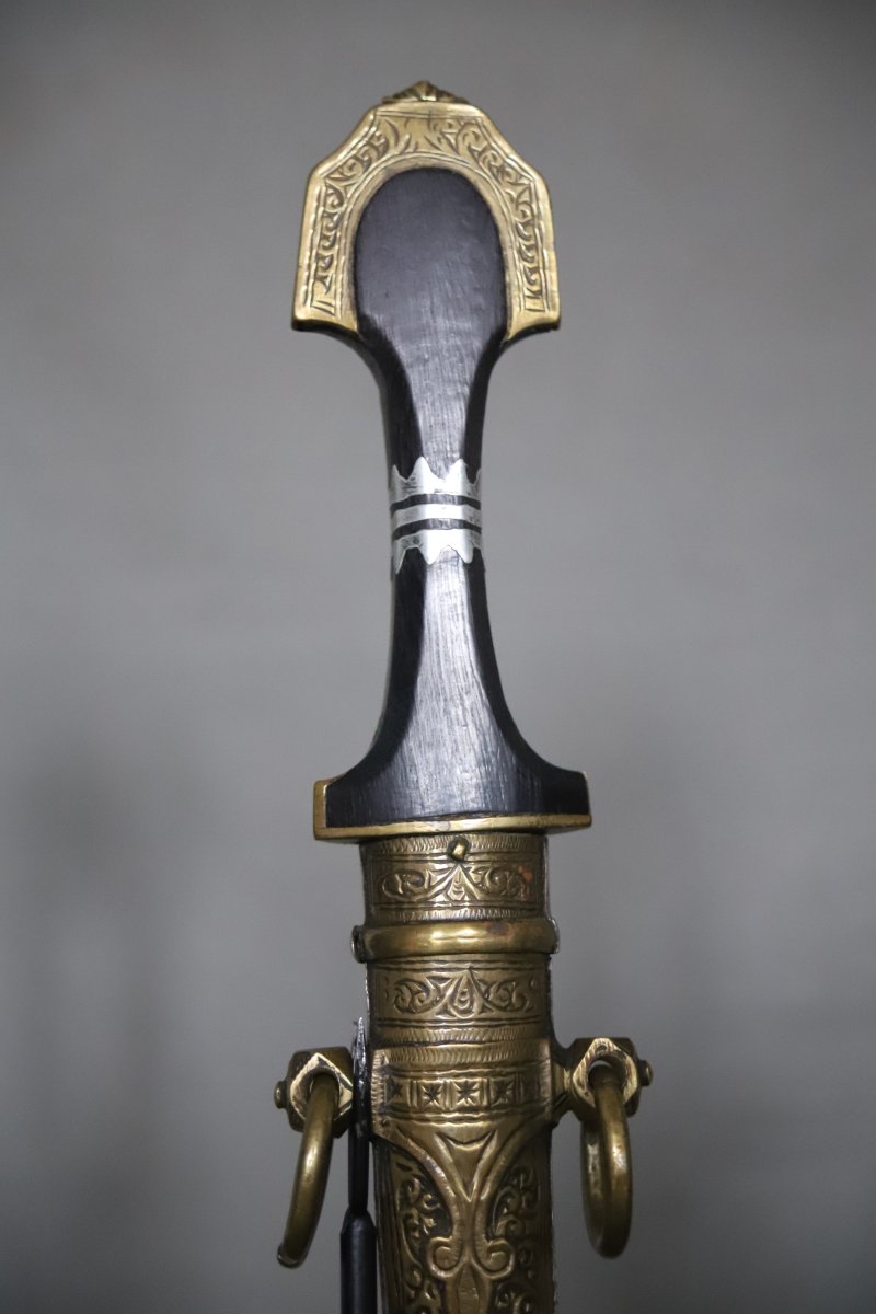 Moroccan Dagger Known As The "koumya" - Morocco, First Half Of The 20th Century-photo-2