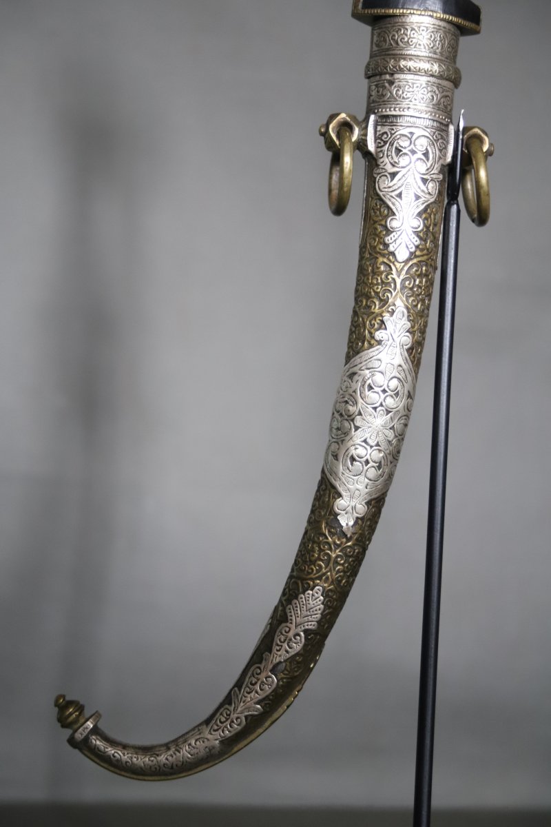 Moroccan Dagger Known As The "koumya" - Morocco, First Half Of The 20th Century-photo-3