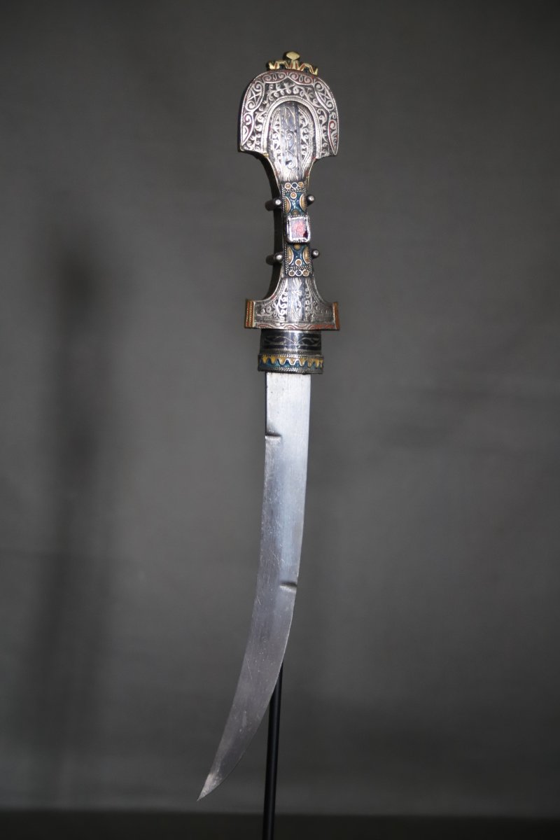 Moroccan Dagger Known As A "koumya" - Southern Morocco, Circa 1900-photo-4