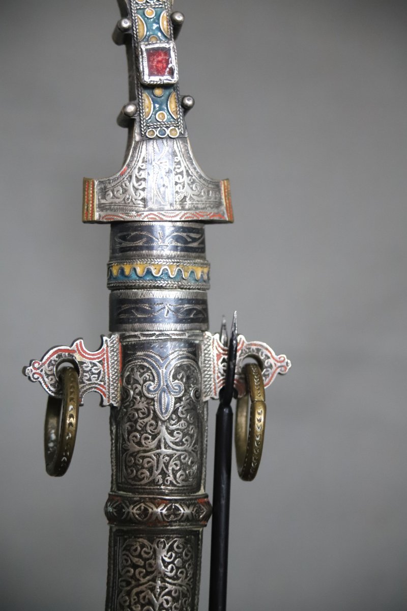 Moroccan Dagger Known As A "koumya" - Southern Morocco, Circa 1900-photo-2