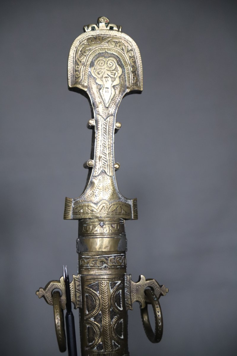Moroccan Dagger Known As A "koumya" - Southern Morocco, Circa 1900-photo-4